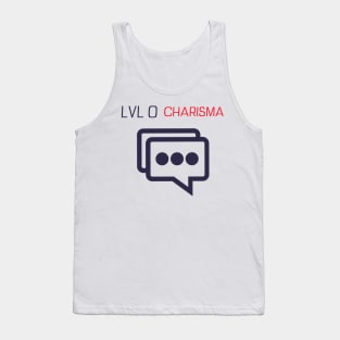 RPG Player LVL 0 Charisma Tank Top